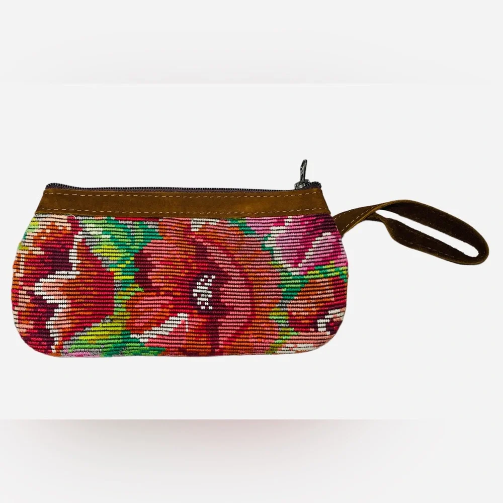 Nena & Co. Wristlet Floral Guatemalan Clutch